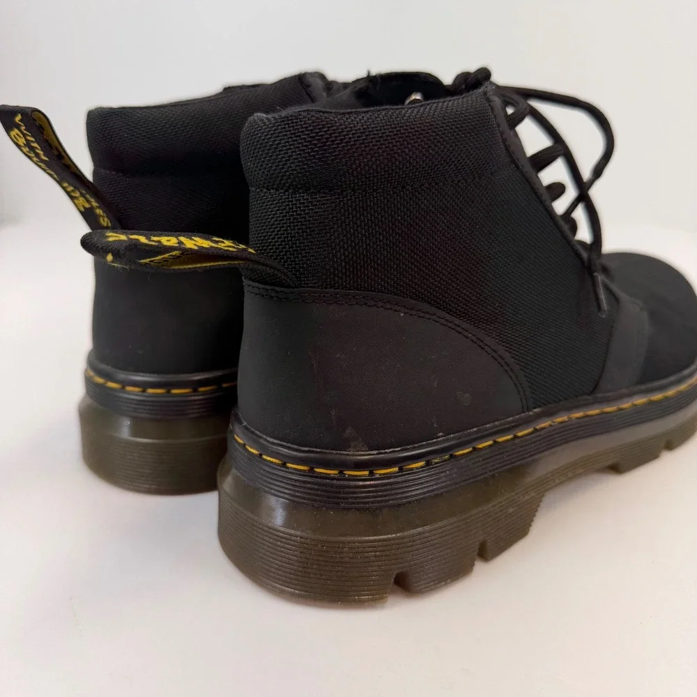 Dr. Martens Bonny Black Nylon Utility Boots Mens 10 Chukka AW004